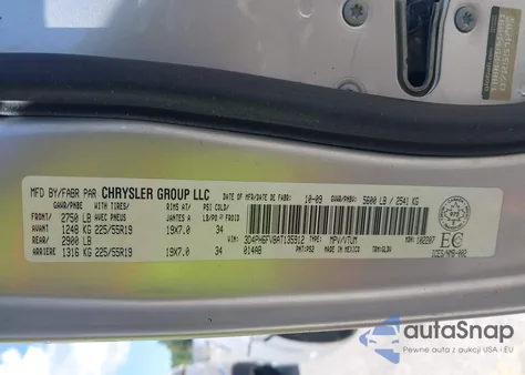 2010 Dodge Journey R/T z USA, uszkodzony, nr VIN 3D4PH6FV8AT135912